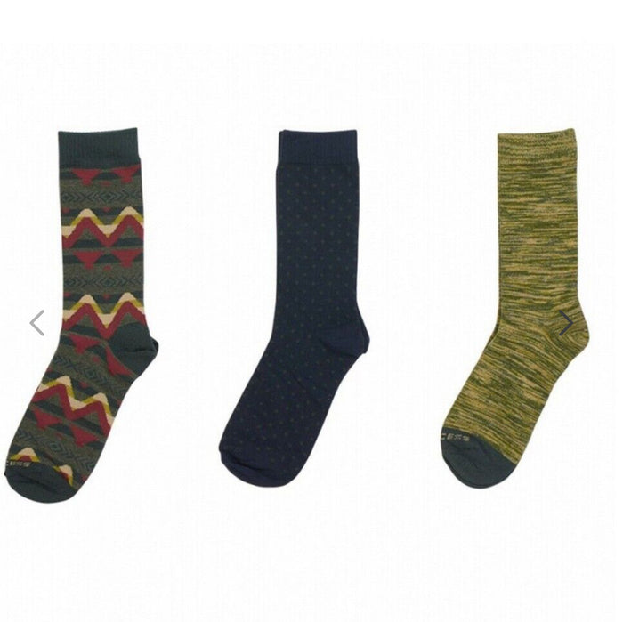 NO EXCESS DRESS SOCKS 3 PACK - ASSORTED