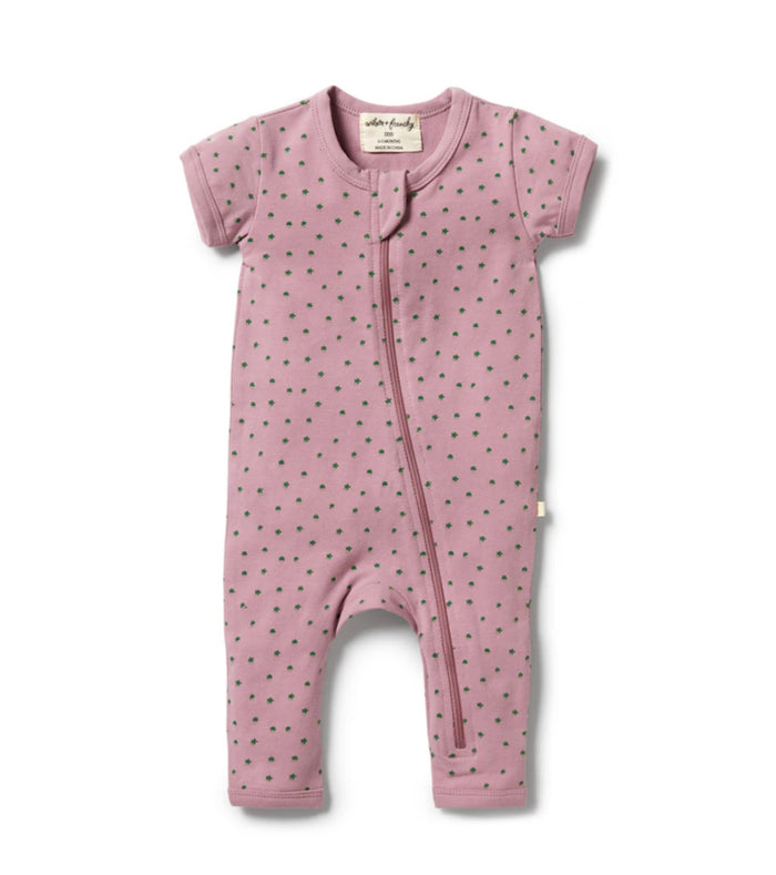 WILSON AND FRENCHY ORGANIC RIB ZIPSUIT