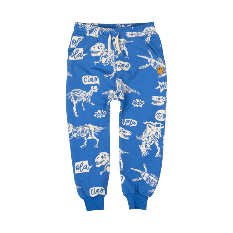 ROCK YOUR BABY  - HELLO DINO TRACK PANTS