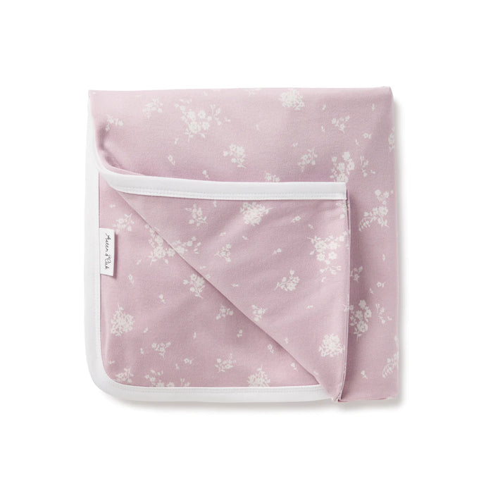 ASTER AND OAK WILLOW FLORAL BABY WRAP - DAWN PINK