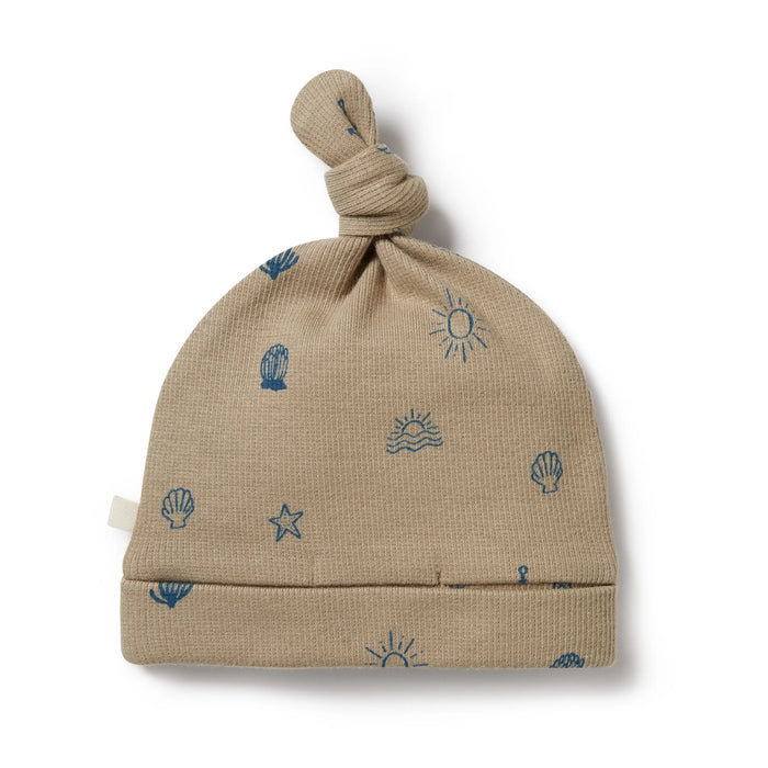 WILSON AND FRENCHY ORGANIC KNOT HAT - SUMMER DAYS