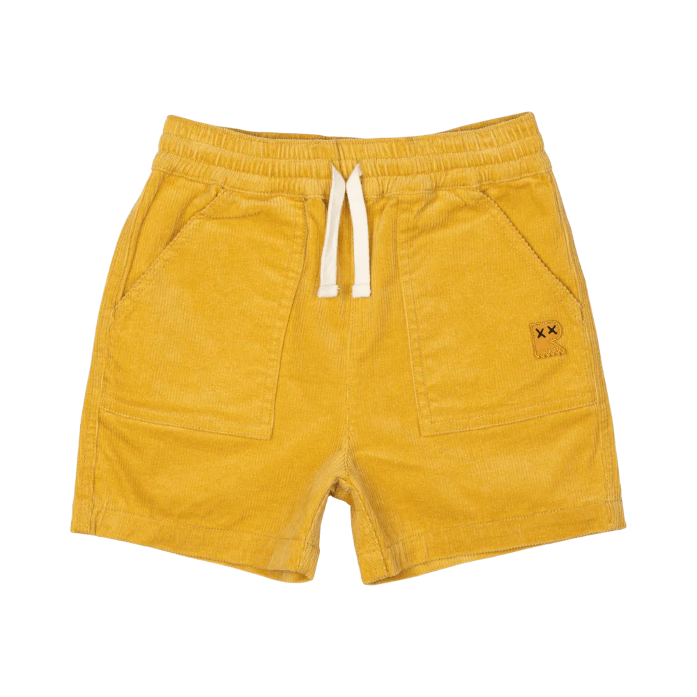 ROCK YOUR KID CORD SHORTS - SAND