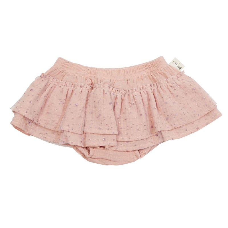 KAPOW RUFFLE BLOOMERS - PEONY