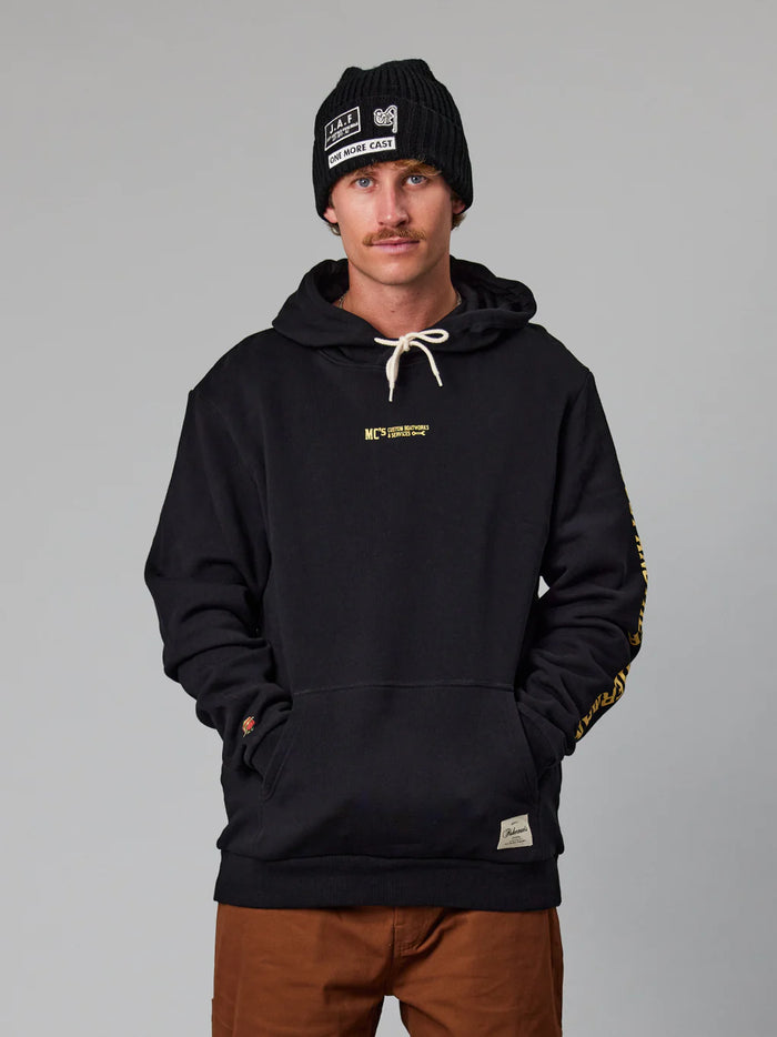 JUST ANOTHER FISHERMAN MC’S BOATWORKS HOOD - BLACK