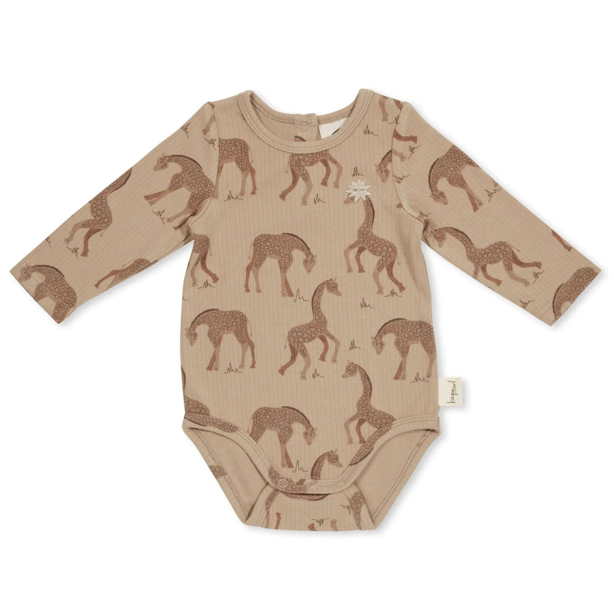 KAPOW KIDS GIRAFFE RIB BODYSUIT