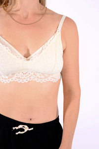 CLOSE TO THE HEART LACE BRALETTE