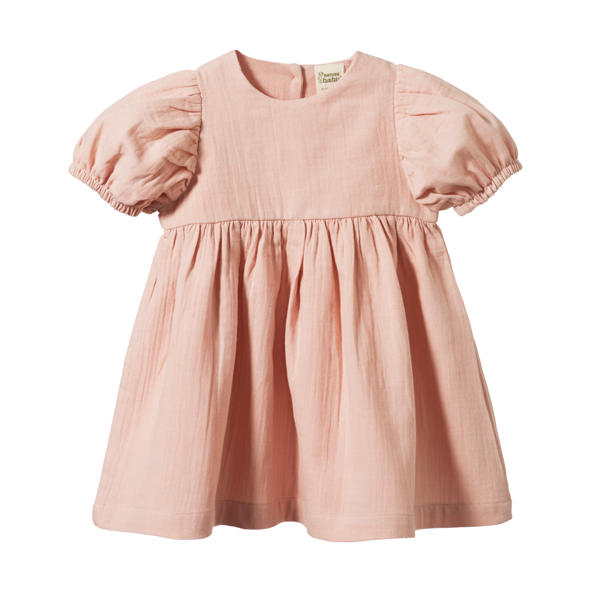 NATURE BABY ALBERTINE DRESS - ROSE DUST