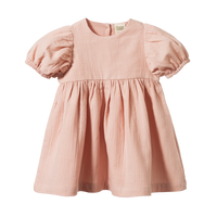 NATURE BABY ALBERTINE DRESS - ROSE DUST