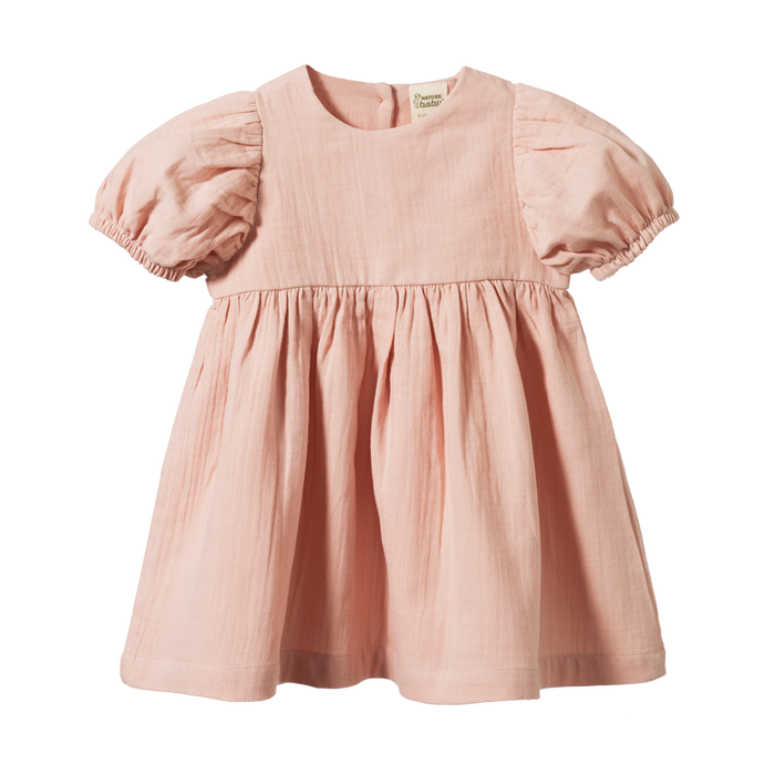 NATURE BABY ALBERTINE DRESS - ROSE DUST