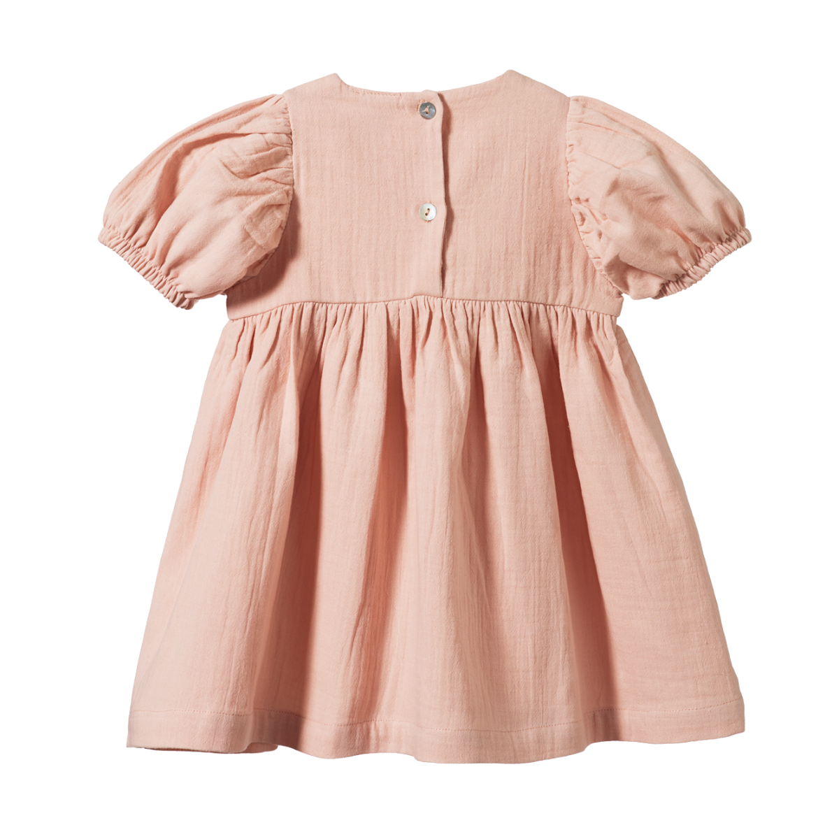 NATURE BABY ALBERTINE DRESS - ROSE DUST