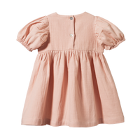 NATURE BABY ALBERTINE DRESS - ROSE DUST