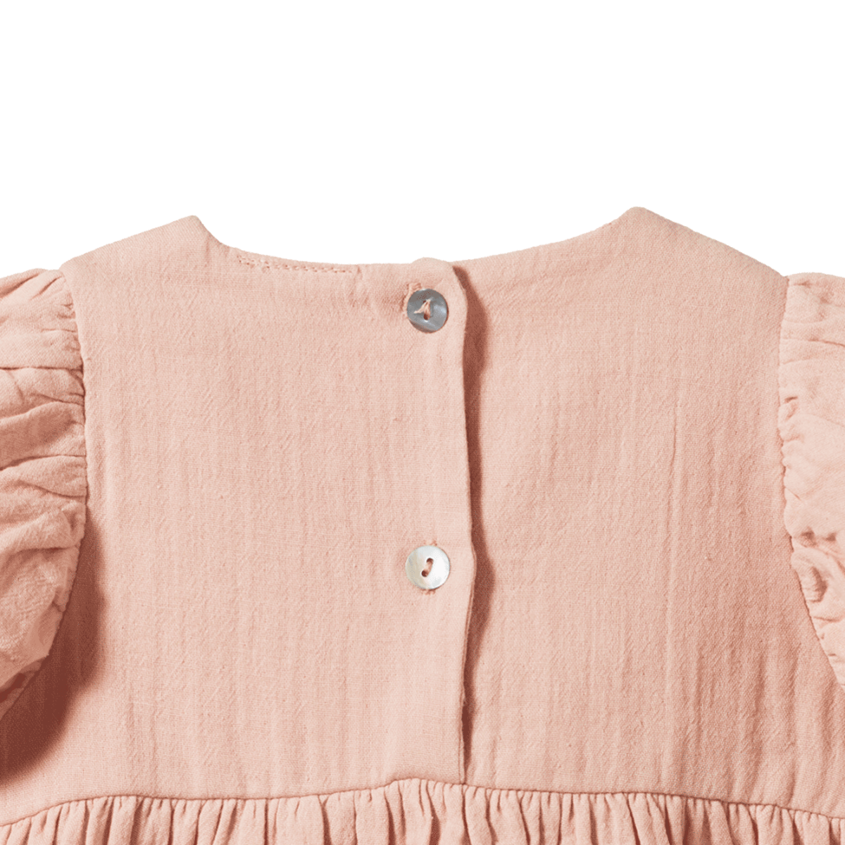 NATURE BABY ALBERTINE DRESS - ROSE DUST