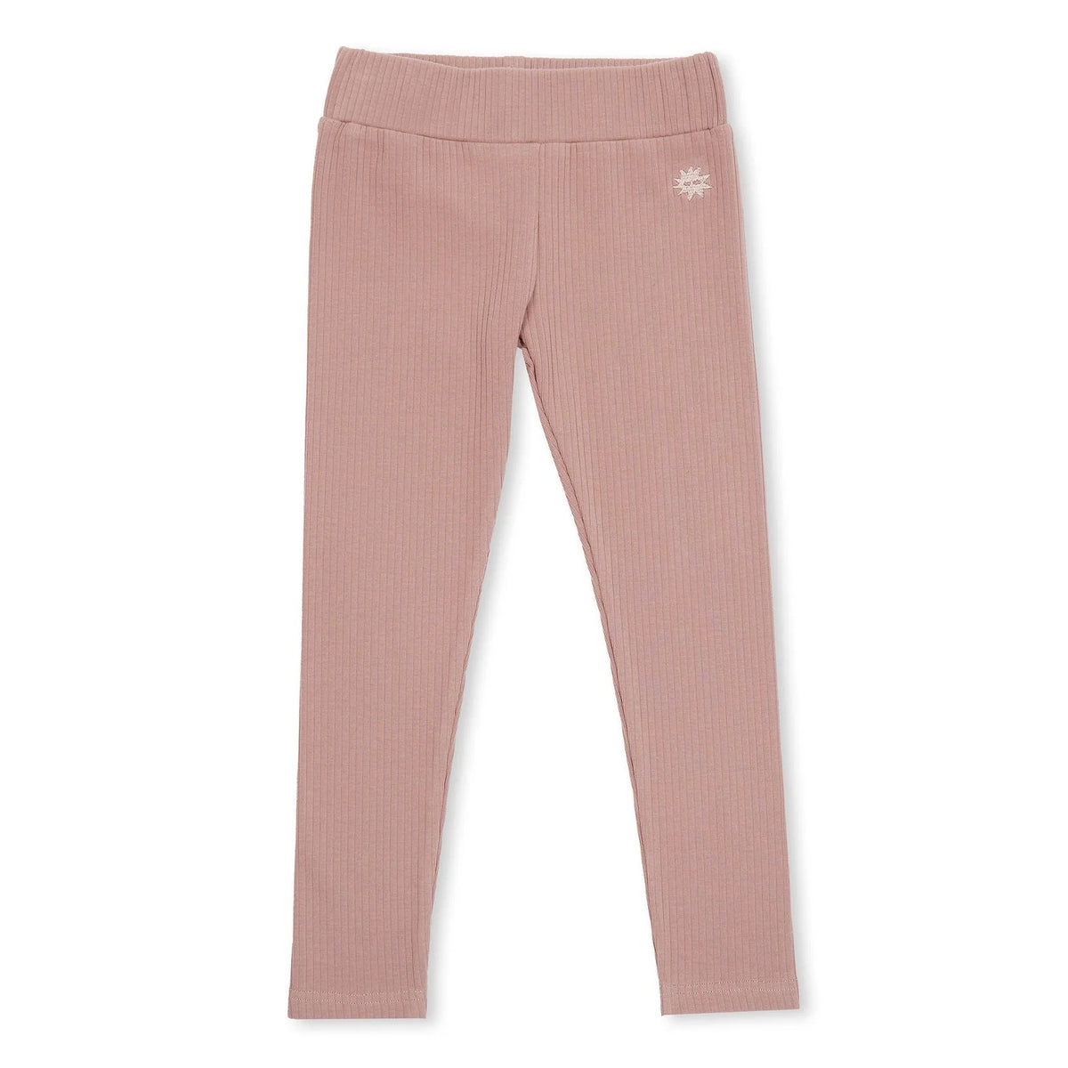 KAPOW KIDS RIB LEGGING OLD ROSE