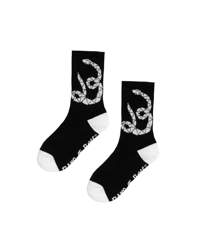 BAND OF BOYS THE COLLECTIBLES SOCKS - WHITE SNAKE SKATE