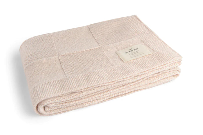 BENMORE MERINO WOOL/CASHMERE BASSINET BLANKETS