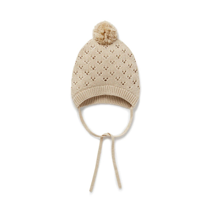 ASTER AND OAK COTTON KNIT BONNET