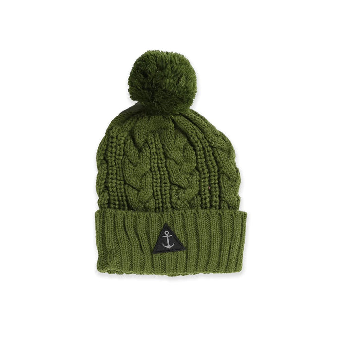 HELLO STRANGER CABLE KNIT BEANIE