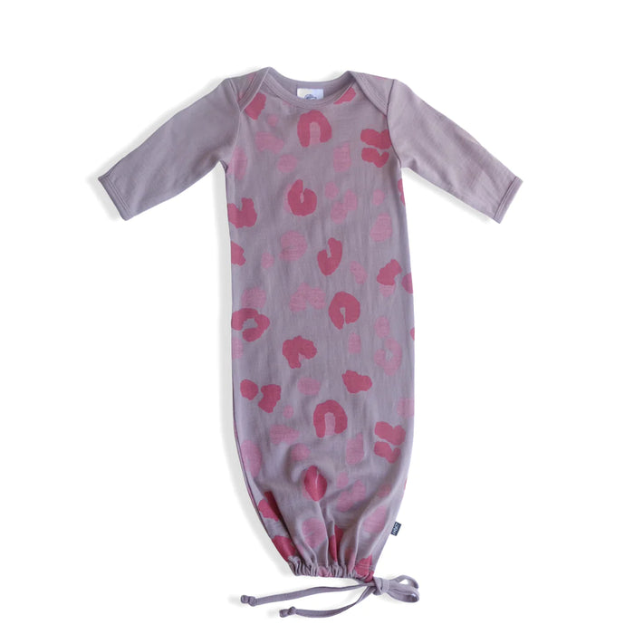 LITTLE FLOCK OF HORRORS - Newcomer Baby Gown (Lavender Roar)
