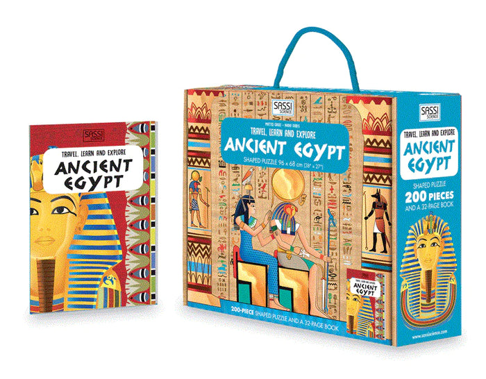 SASSI TRAVEL LEARN AND EXPLORE ANCIENT EGYPT 200 PIECE PUZZLE
