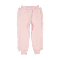 ROCK YOUR BABY GLITTER RUFFLES TRACK PANTS - PINK