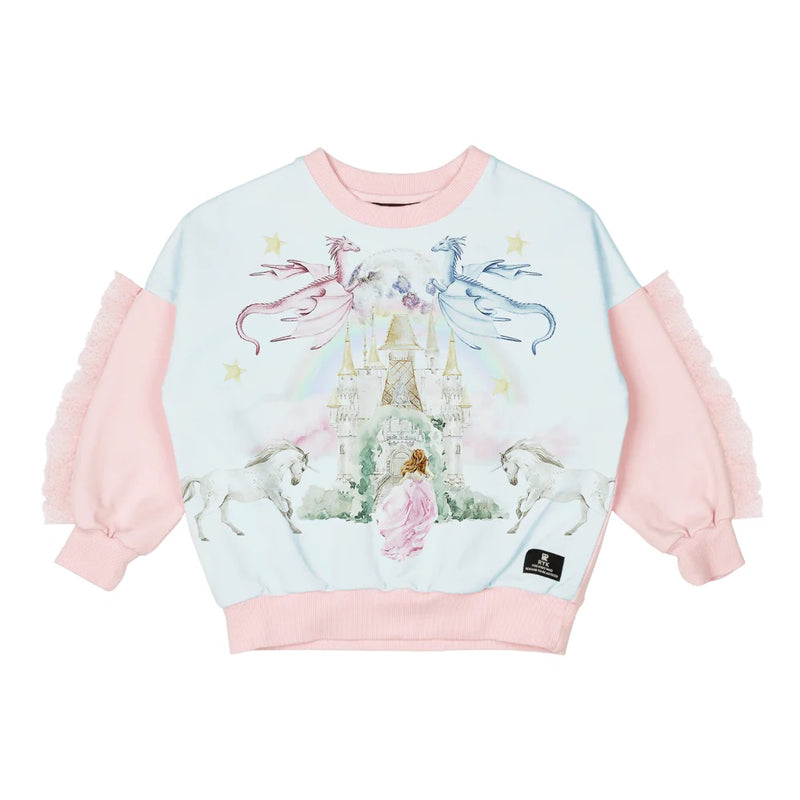 ROCK YOUR BABY CASTLE DREAMS SWEATSHIRT - MULTI