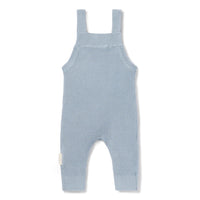 ASTER AND OAK KNIT POCKET OVERALLS - FOG BLUE