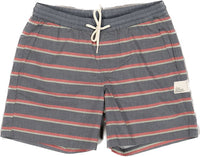 JUST ANOTHER FISHERMAN MINI OUTPOST SHORTS - AGED BLACK STRIPE