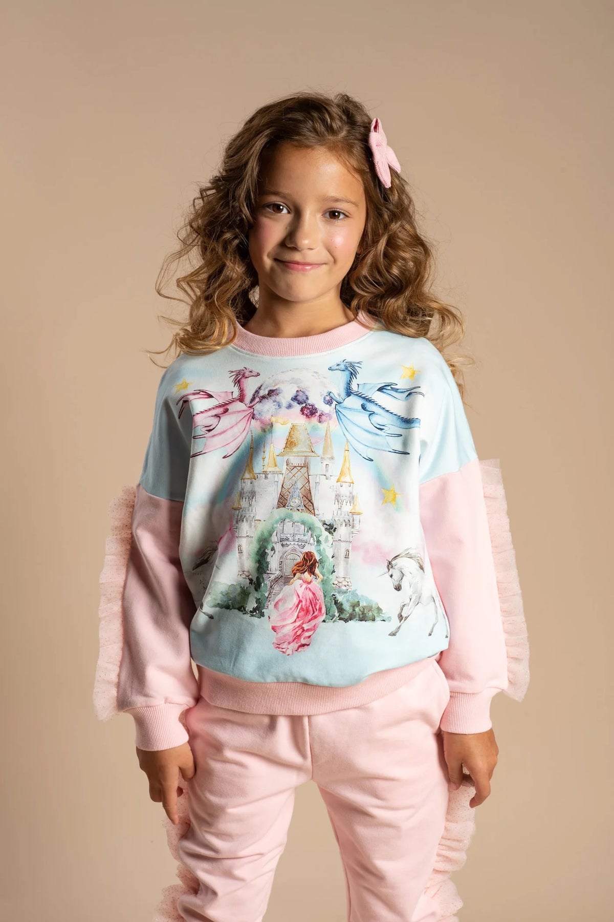 ROCK YOUR BABY CASTLE DREAMS SWEATSHIRT - MULTI