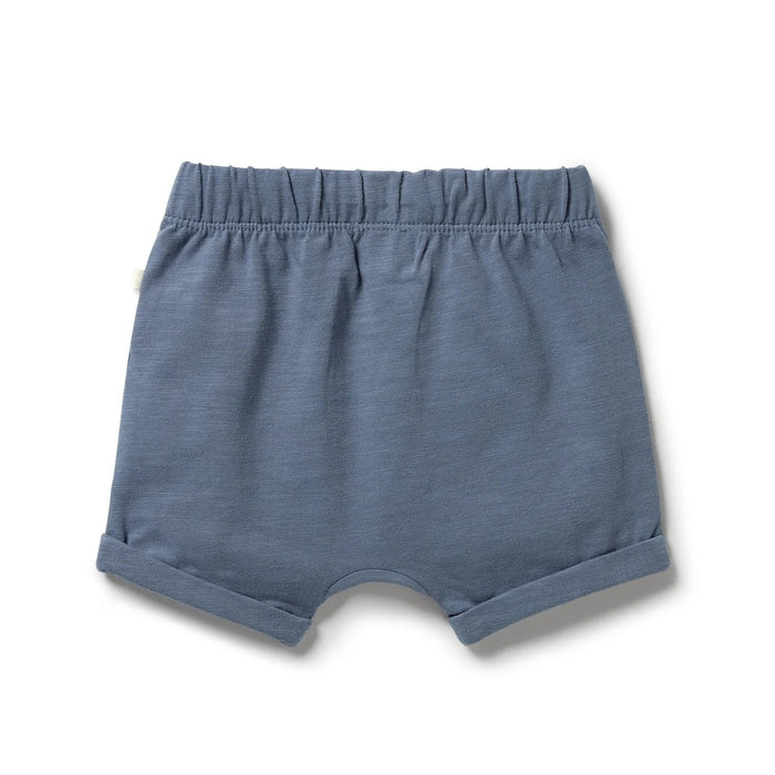 WILSON AND FRENCHY ORGANIC TIE FRONT SHORT - STONE