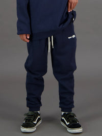 JUST ANOTHER FISHERMAN MINI CRUISER LIFE TRACKPANTS - NAVY/SNOW WHITE