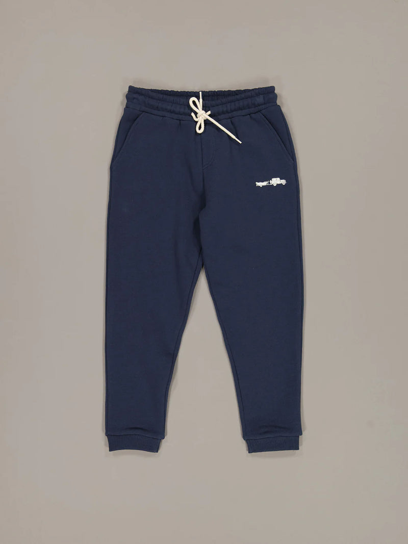 JUST ANOTHER FISHERMAN MINI CRUISER LIFE TRACKPANTS - NAVY/SNOW WHITE